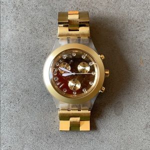 Swatch Irony Diaphane in Gold